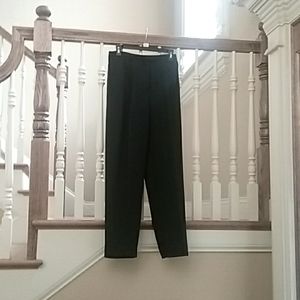 Herman Geist black wool lined dress slacks.